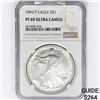 Image 1 : 1993 American 1oz Silver Eagle NGC PF69 UC