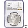 Image 1 : 1922-D Silver Peace Dollar NGC MS61