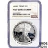 Image 1 : 1993 American 1oz Silver Eagle NGC PF69 UC