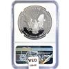 Image 2 : 1993 American 1oz Silver Eagle NGC PF69 UC