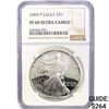Image 1 : 1993 American 1oz Silver Eagle NGC PF69 UC
