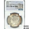 Image 1 : 1882-CC Morgan Silver Dollar NGC MS63