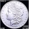 Image 1 : 1892-S Morgan Silver Dollar CLOSELY UNCIRCULATED