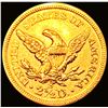 Image 2 : 1875-S $2.50 Gold Quarter Eagle CLOSELY UNCIRCULAT