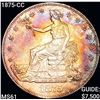 Image 1 : 1875-CC Silver Trade Dollar CLOSELY UNCIRCULATED
