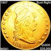 Image 1 : 1807 Bust Right $5 Gold Half Eagle CLOSELY UNCIRCU