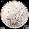Image 1 : 1894 Morgan Silver Dollar CLOSELY UNCIRCULATED