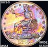 Image 1 : 1873-S Silver Trade Dollar CHOICE BU