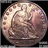 Image 1 : 1873-CC Seated Liberty Half Dollar CLOSELY UNCIRCU