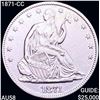 Image 1 : 1871-CC Seated Liberty Half Dollar CLOSELY UNCIRCU