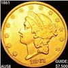 Image 1 : 1861 $20 Gold Double Eagle CLOSELY UNCIRCULATED