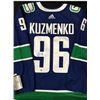 Image 1 : Andrei Kuzmanko Signed Vancouver Canucks Adidas Pro Jersey with COA