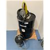 Image 2 : 50 GAL BARREL (1/2 FULL HYDRAULIC OIL) W/MANUAL PUMP & 5 GAL BUCKET (1/2 FULL GEAR LUBRICANT)