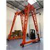 Image 1 : ** YAYU MOBILE POWERED LARGE SHOP CRANE WITH WEIHUA 3.0 TON WIRE ROPE ELECTRIC HOIST