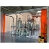 Image 1 : *INDUSTRIAL CLEAR PLASTIC WALK THROUGH ROOM DIVIDER - APPROX. 20FT ACROSS X 11FT HIGH