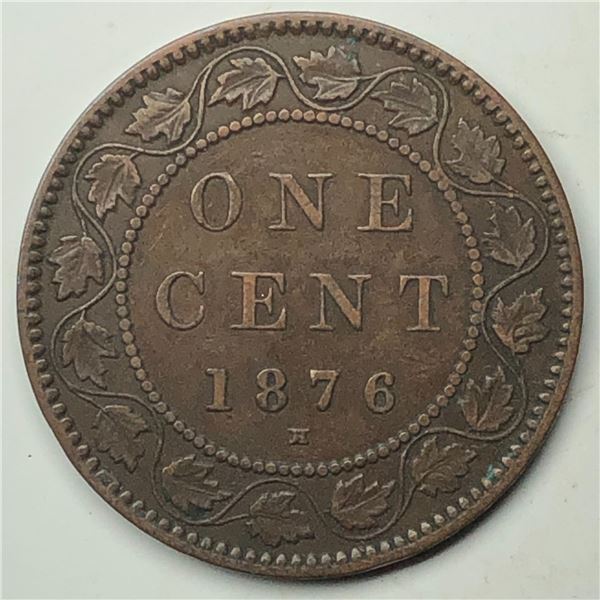 Canadian Large Cent 1876