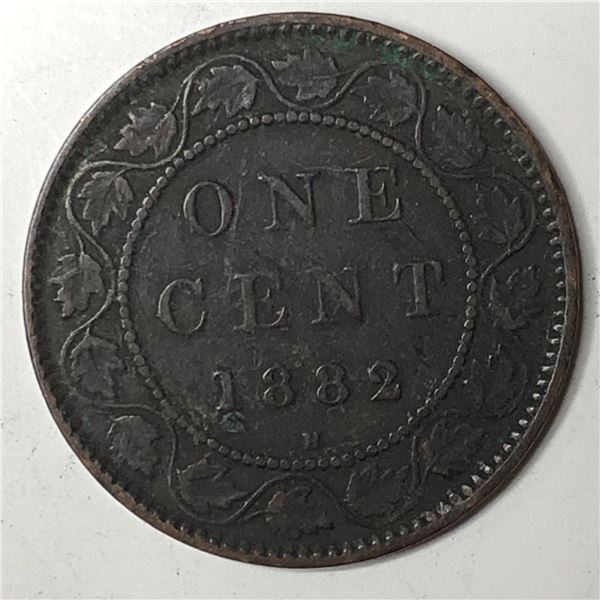 Canadian Large Cent 1882 VF