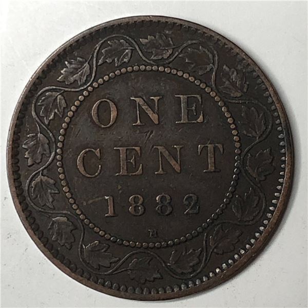 Canadian Large Cent 1882 VF