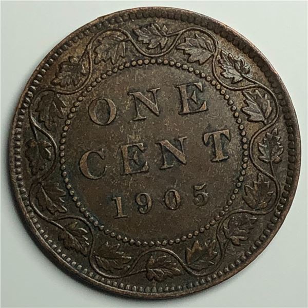 Canadian Large Cent 1905