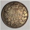Image 1 : Canadian .10 Cent Dime 1881 Fine