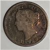 Image 2 : Canadian .10 Cent Dime 1901 VG