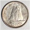 Image 1 : Canadian .10 Cent Dime 1947 VF