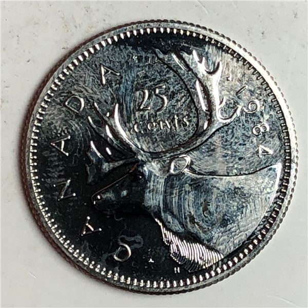 1984 Queen Elizabeth 25 Cents