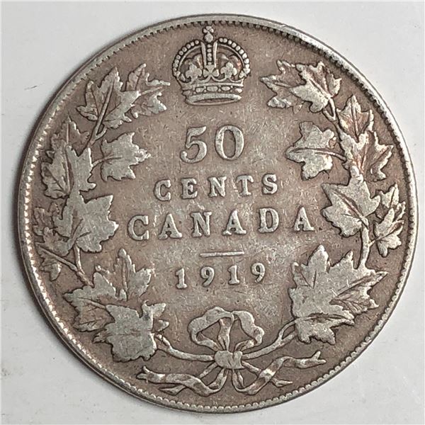 1919 King George V 50 Cents