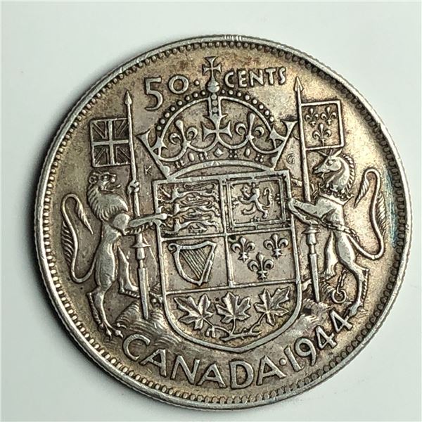 1944 King George VI 50 Cents