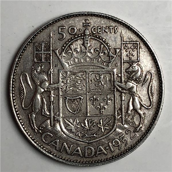 1952 King George VI 50 Cents