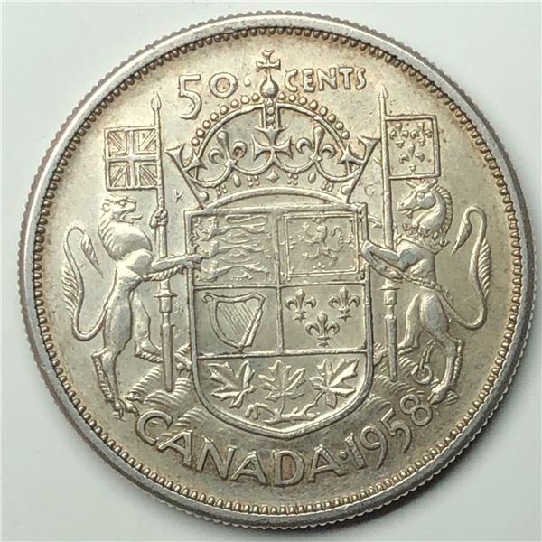 1959 Queen Elizabeth 50 Cents