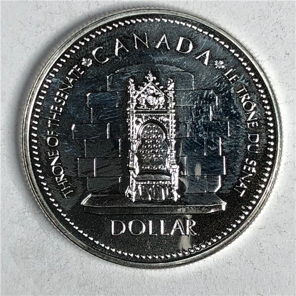 1977 Queen Elizabeth II Canadian Silver Dollar UNC