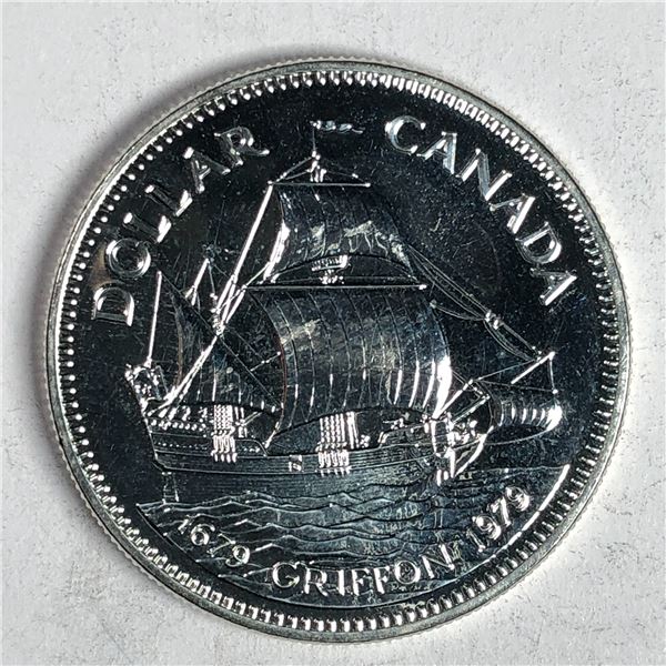 1979 Queen Elizabeth II Canadian Silver Dollar UNC