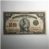 Image 1 : 1923 25 Cent Shinplaster DC-24c Letter M Campbell/Clark