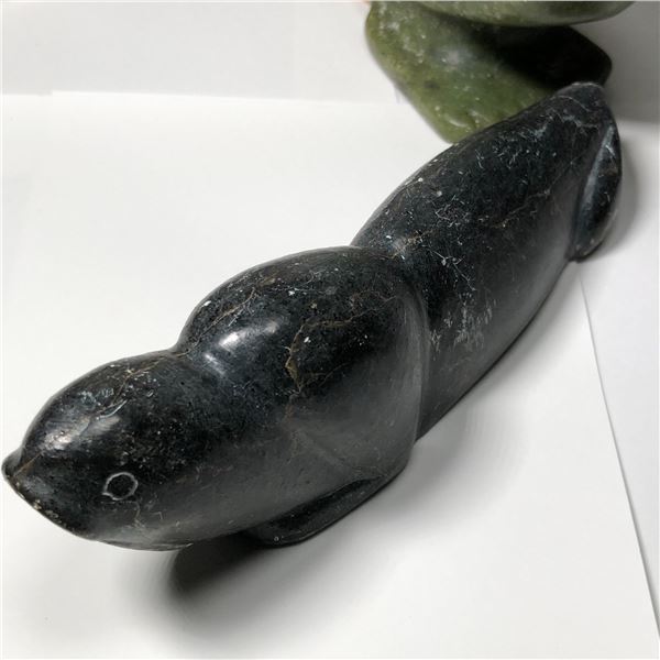 First Nations Inuit carved Walrus