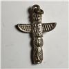 Image 2 : Sterling Silver Totem Pole Charm 3.52g