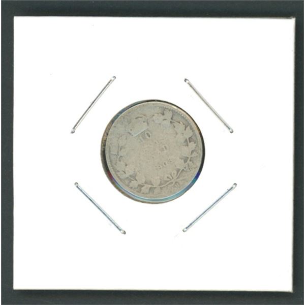 1903 Canadian Silver 10 Cent Coin