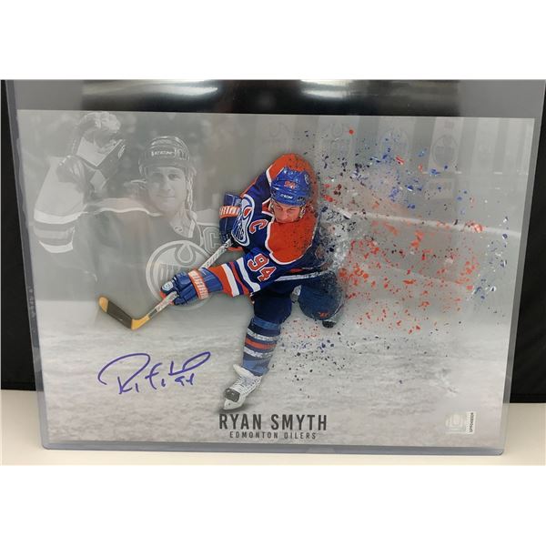 Ryan Smyth Edmonton Oilers Autographed 10x13 Photo With COA