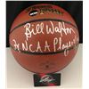 Image 1 : Bill Walton Autographed Wilson Basketball With COA Inscribed "3x NCAA Player Of The Year"