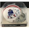 Image 1 : Andre Tippett Patriots Autographed Mini Helmet With Leaf COA