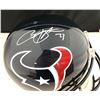 Image 2 : Arian Foster Houston Texans Full Size Riddell Replica Football Helmet Autographed With COA