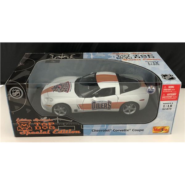 Maisto Edmonton Oilers 1:18 Chevrolet Corvette Special Edition Die-Cast Car