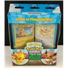 Image 1 : Let's Play Pokemon Pikachu and Eevee Collectible Box With 2 Decks New Sealed