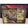 Image 1 : Pokemon Morpeko Pin Collection Combo 3 Booster Packs + Promo Card New Sealed