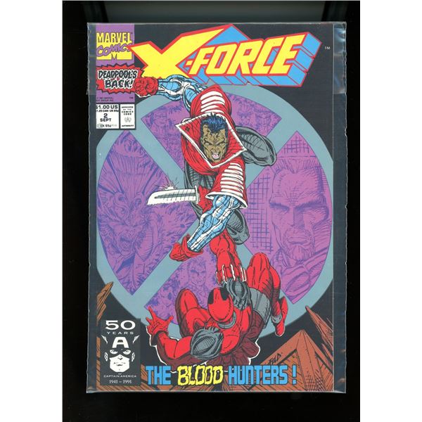 Marvel X-Force #2 2nd Appearance of Deadpool