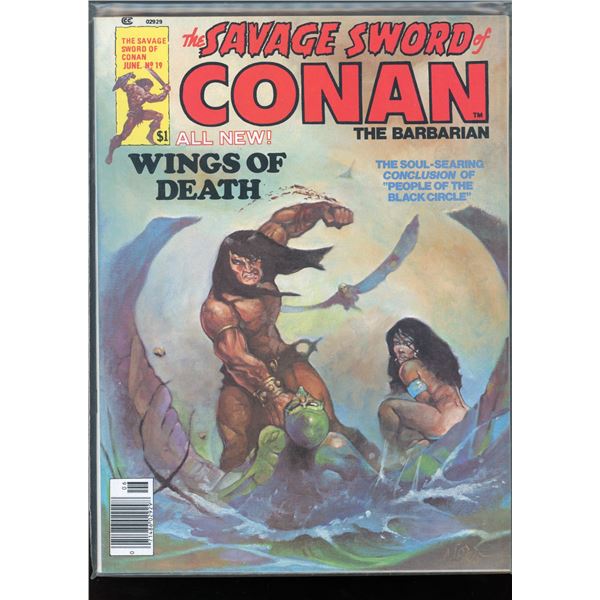 The Savage Sword Of Conan The Barbarian #19