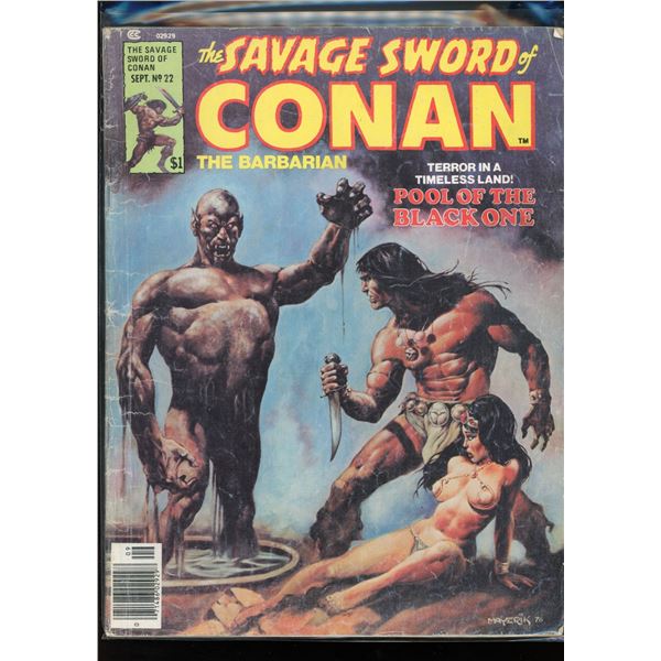 The Savage Sword Of Conan The Barbarian #22