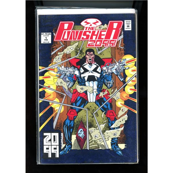 The Punisher 2099 #1 Blue Foil Cover