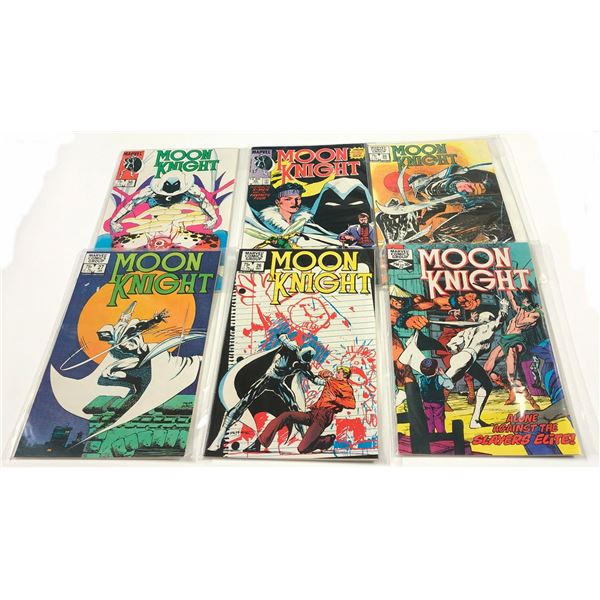 Marvel Moon Knight Comics Lot Issues #18,26,27,28,35,36