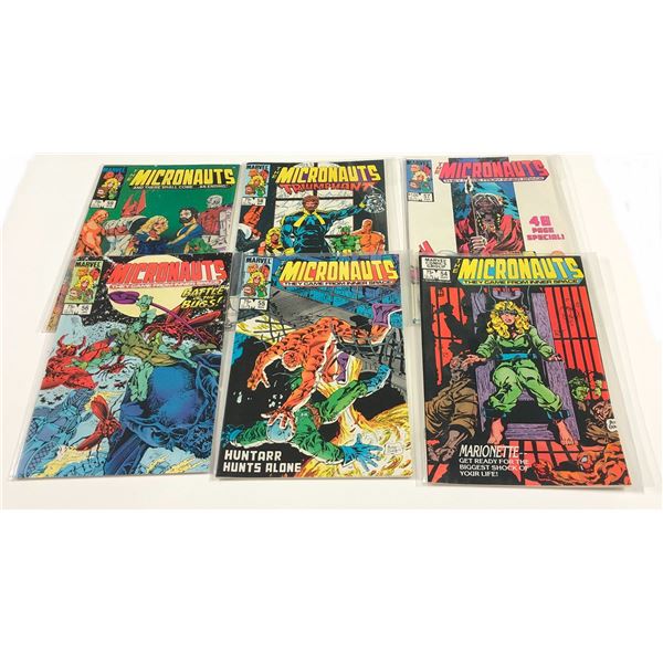 Marvel The Micronauts Comics Lot Issues #54,55,56,57,58,59
